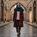 استایل زمستانی با کفش چرم مجلسی زنانه کد (701/6)