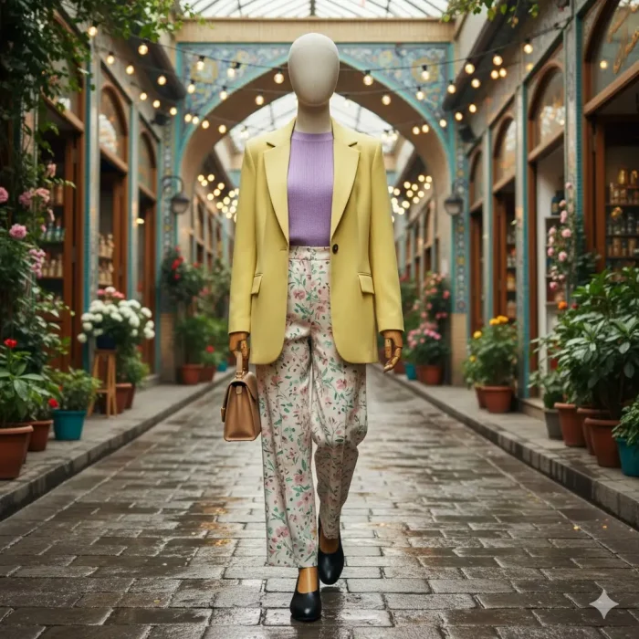 استایل بهاری با کفش 425/6