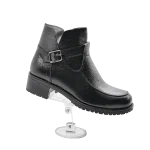 نیم بوت تمام چرم زنانه پاشنه 3 سانت کد 164