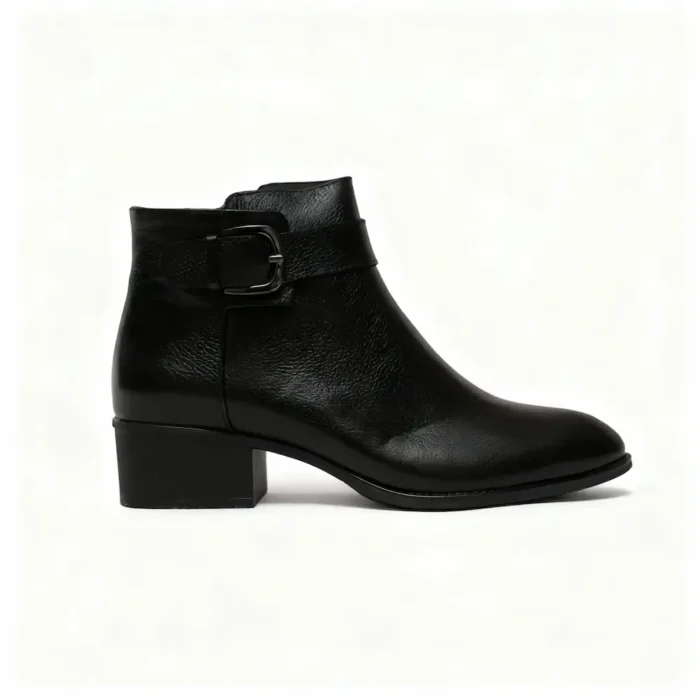 نیم بوت تمام چرم زنانه کد 933 - Image 2