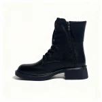 نیم بوت چرم زنانه دو طرف زیپ کد 018 - Image 2