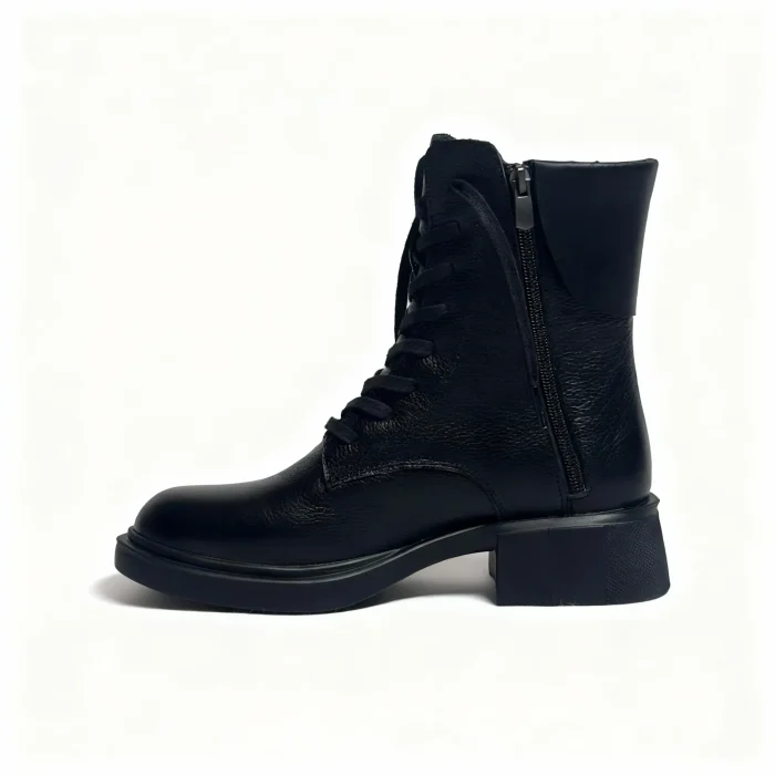 نیم بوت چرم زنانه دو طرف زیپ کد 018 - Image 2