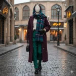 استایل زمستانی با کفش چرم اسپرت زنانه کد 9859