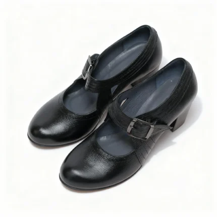 کفش چرم مجلسی زنانه کد 972