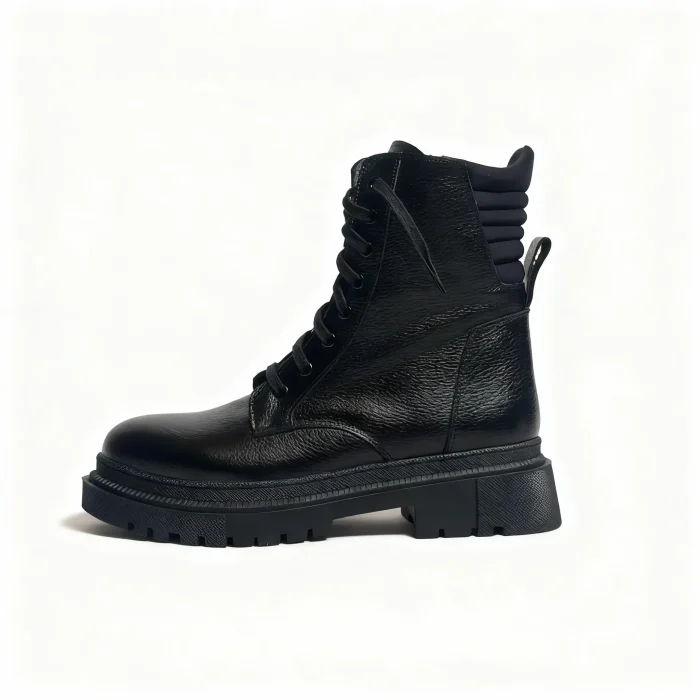 نیم بوت چرم زنانه کد 017 - Image 3