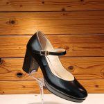 کفش مجلسی چرم پاشنه دار