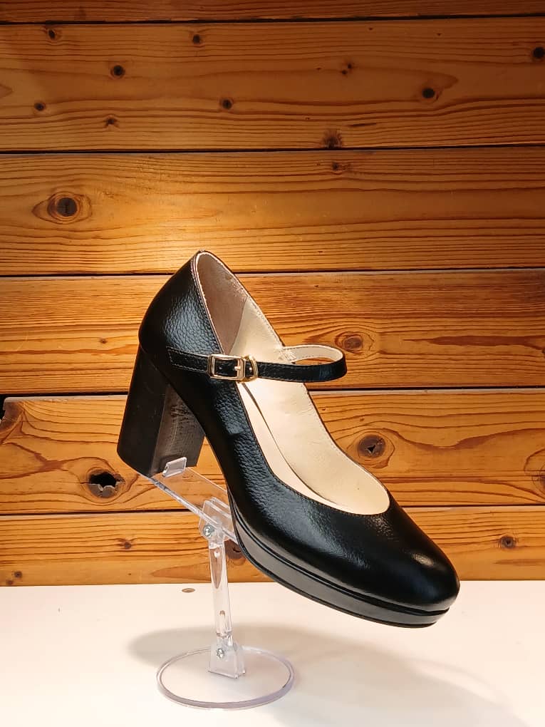 WhatsApp Image 1404-09-12 at 18.57.22 کفش مجلسی چرم پاشنه دار - Image 1