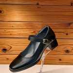 کفش مجلسی چرم پاشنه دار